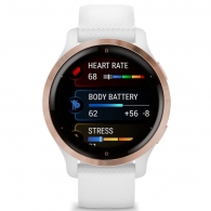 Garmin Venu 2S, Rose Gold / White thumbnav 4