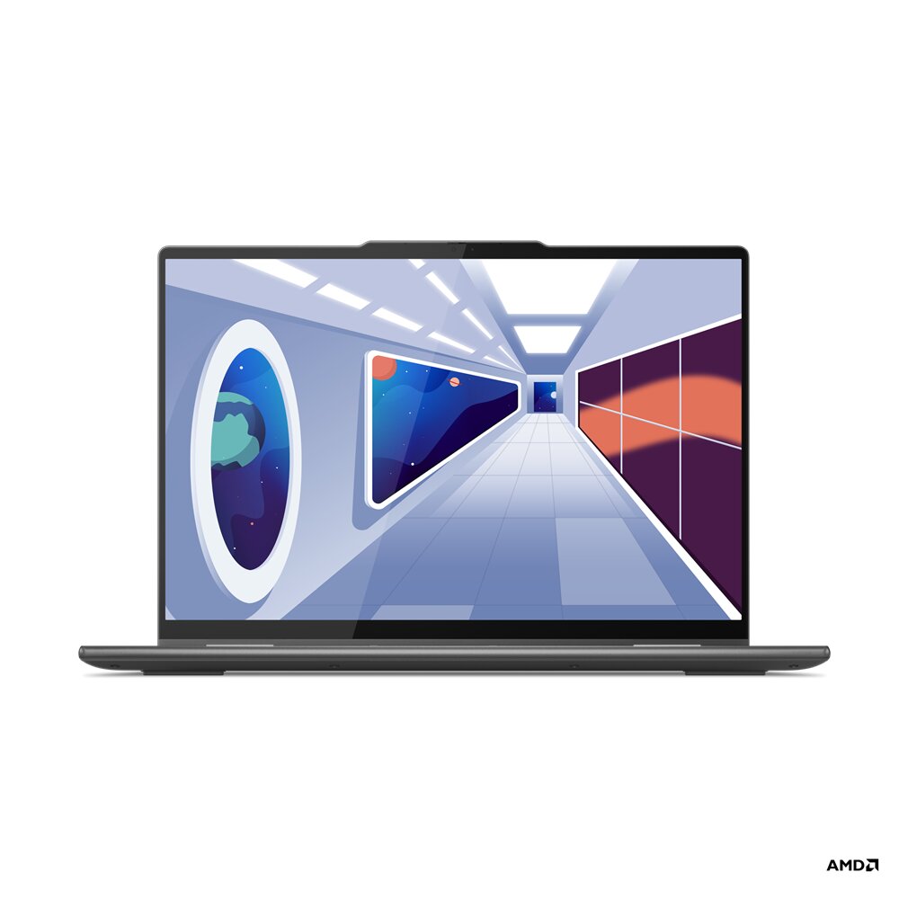 Lenovo Yoga 7 YG7 14ARP8 Storm Grey 14.0" 2.8K (2880x1800) OLED 400nits, 100% DCI-P3, Multi-touch, Fold Back 360° (AMD Ryzen 7 7735U  8xCore, 2.7-4.75GHz, 16GB (soldered) LPDDR5 RAM, 1TB SSD, AMD Radeon 680M, Pen, CR, WiFi 6E-AX/BT5.1, HDMI, 3.5mm,FHD 108 photo 1
