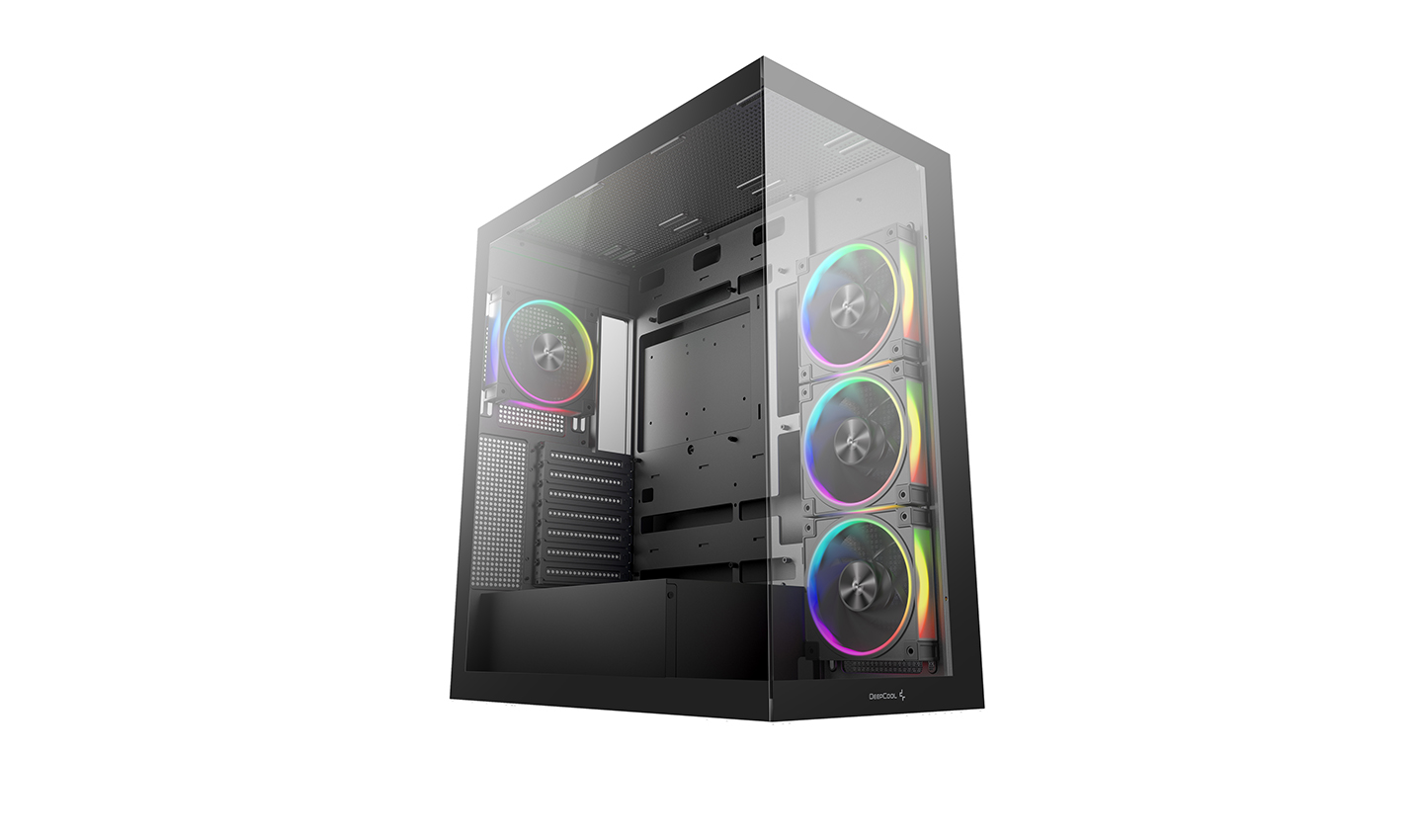 Корпус DEEPCOOL CG580 4F V2/ w/oPSU / Side-Window / ATX / Black photo 1