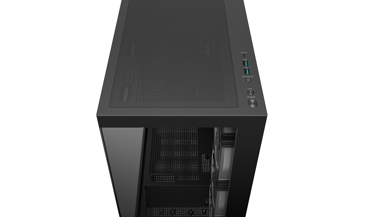 Корпус DEEPCOOL CG580 4F V2/ w/oPSU / Side-Window / ATX / Black photo 6