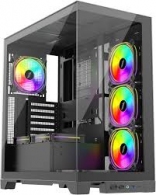 Корпус 1STPLAYER Mi8 / no PSU / Side-Window / 4x120mm / ATX / Black thumbnav 1