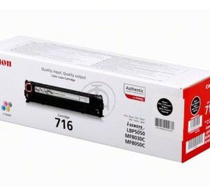 Laser Cartridge Canon 716 B (1980B002), black (2300 pages) for LBP-5050/5050N, MF8030Cn/8050Cn/8080Cw photo 1