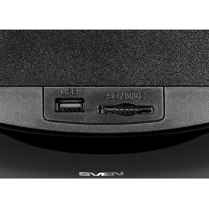 Boxe 2.1 SVEN MS-305 / 40W RMS / Bluetooth / FM-tune / USB Flash / SD card / Black photo 4