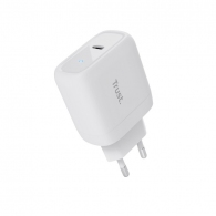Trust Maxo 65W Universal USB-C Charger,  Charging technology USB-C, USB PD 3.0 + PPS, output (5, 9, 12, 15, 20V; max 3A), with included 2m USB-C cable, White thumbnav 2