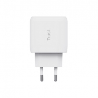 Trust Maxo 65W Universal USB-C Charger,  Charging technology USB-C, USB PD 3.0 + PPS, output (5, 9, 12, 15, 20V; max 3A), with included 2m USB-C cable, White thumbnav 5