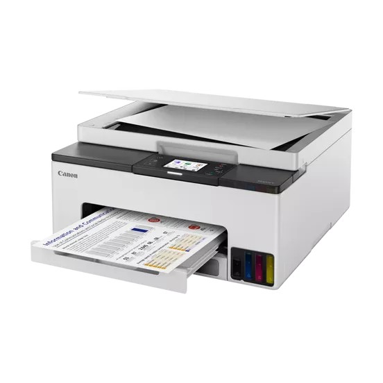 MFD cu CISS  Canon MAXIFY GX1040 / Duplex / RJ45 / Wi-Fi / White photo 2