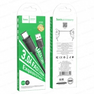 Кабель USB-A  to USB-C HOCO “X88 Type-C”, 82 cm, black thumbnav 3