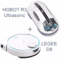 Комплект Робот-пылесос HOBOT Legee D8 + Робот для мытья окон HOBOT R3