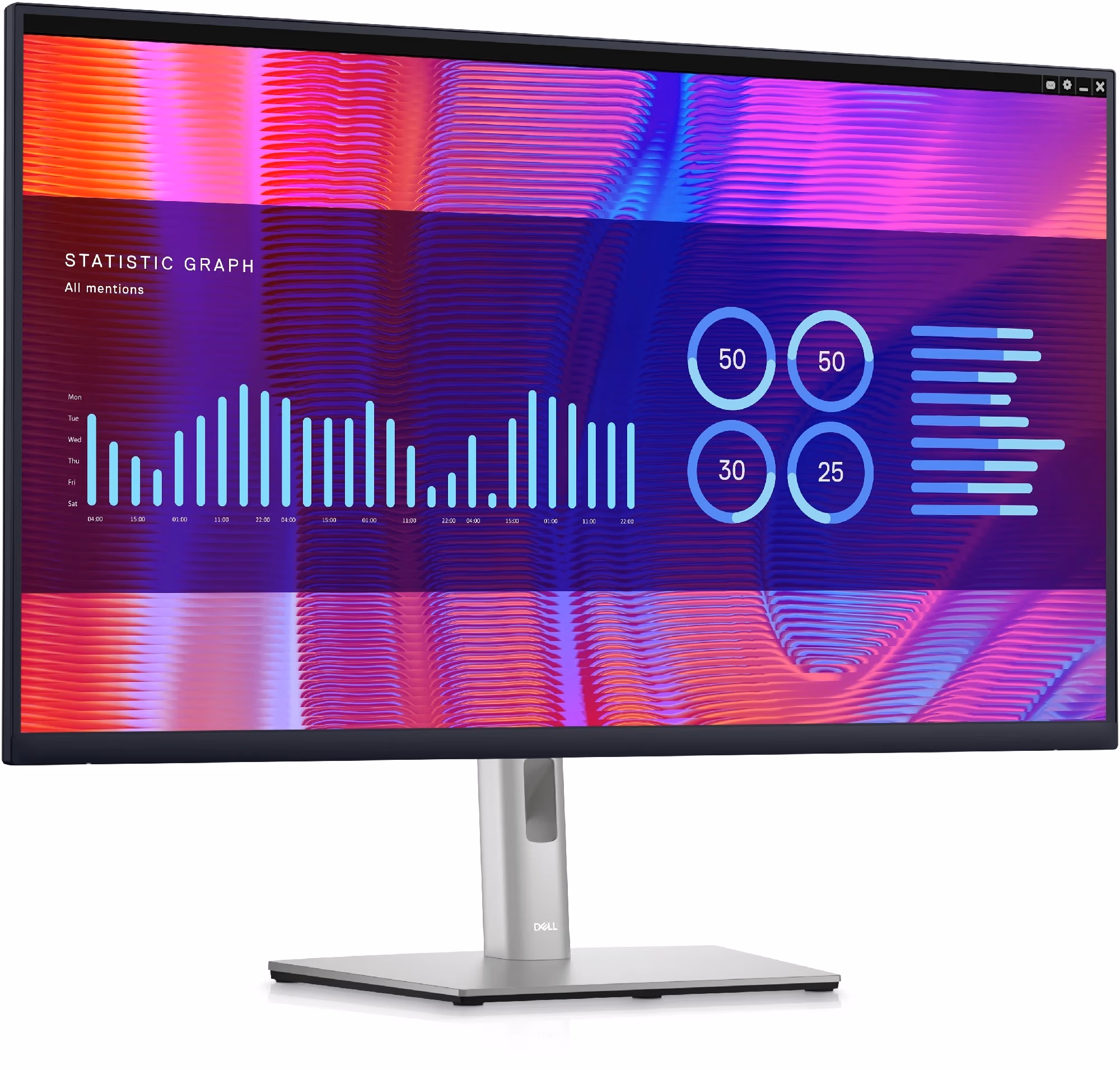 31.5” Monitor DELL P3223DE / 5ms / Black