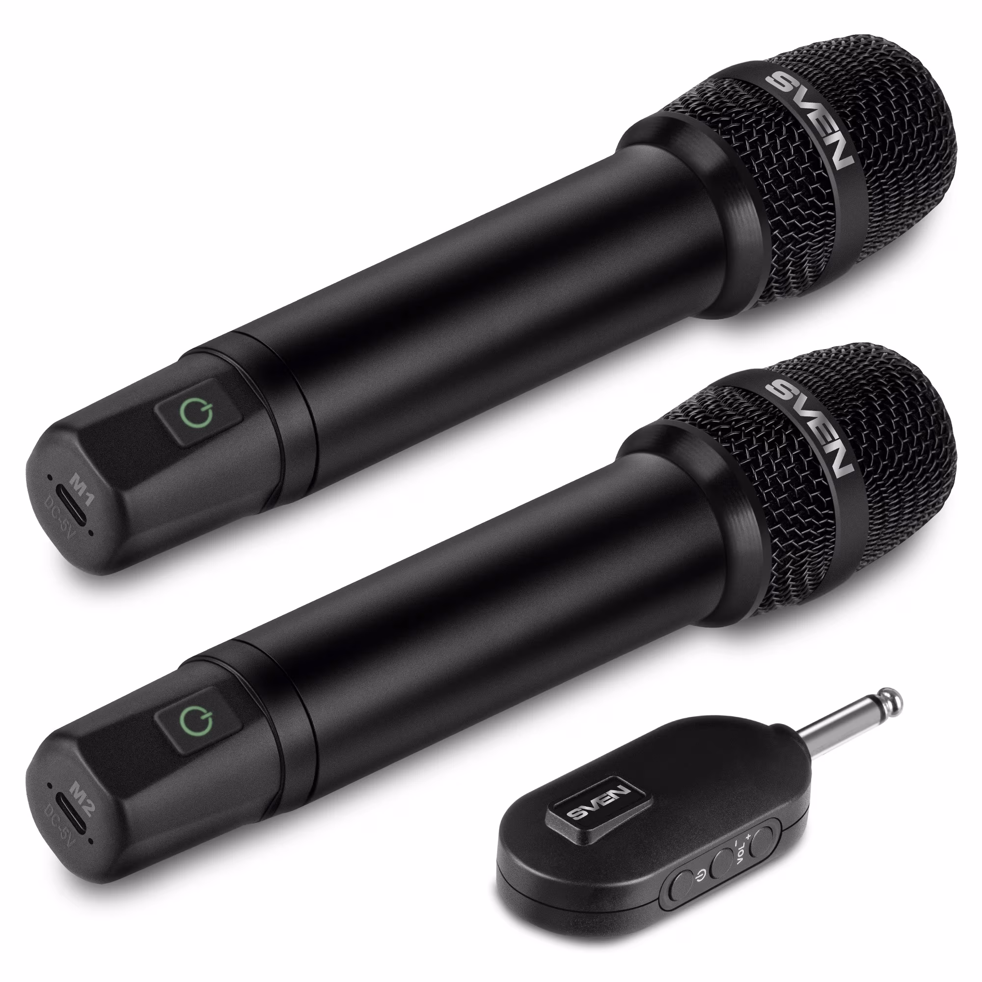 Комплект из двух беспроводных микрофонов SVEN MK-742 / Wireless / Black 