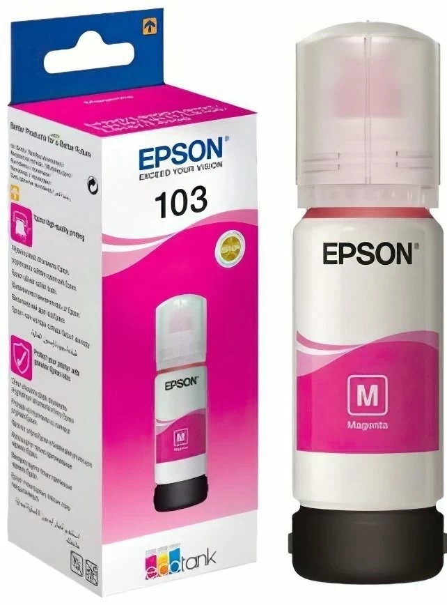 Epson 103 EcoTank Magenta ink bottle 65 ml, 7500 p. for L3200/3250/3256/3260/3266/3550