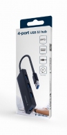 USB Hub Gembird UHB-U3P4-03 / 4 x USB 3.1(Gen.1) / Black thumbnav 3