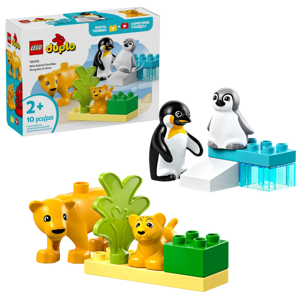 Конструктор Lego Duplo Wild Animal Families: Penguins & Lions 10442  от 2+ лет photo 3