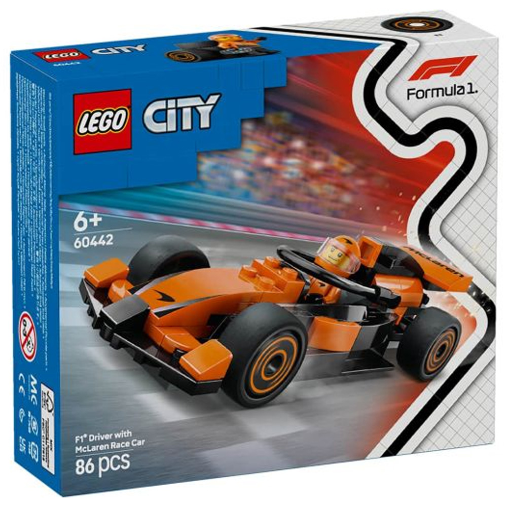 Конструктор Lego City F1 Driver with McLaren Race Car 60442  от 6+ лет photo 1