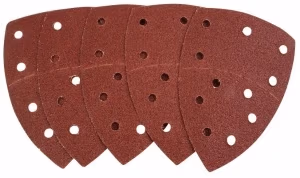 Set 5 discuri abrazive pentru slefuit 102х151mm #60 triunghi Tolsen