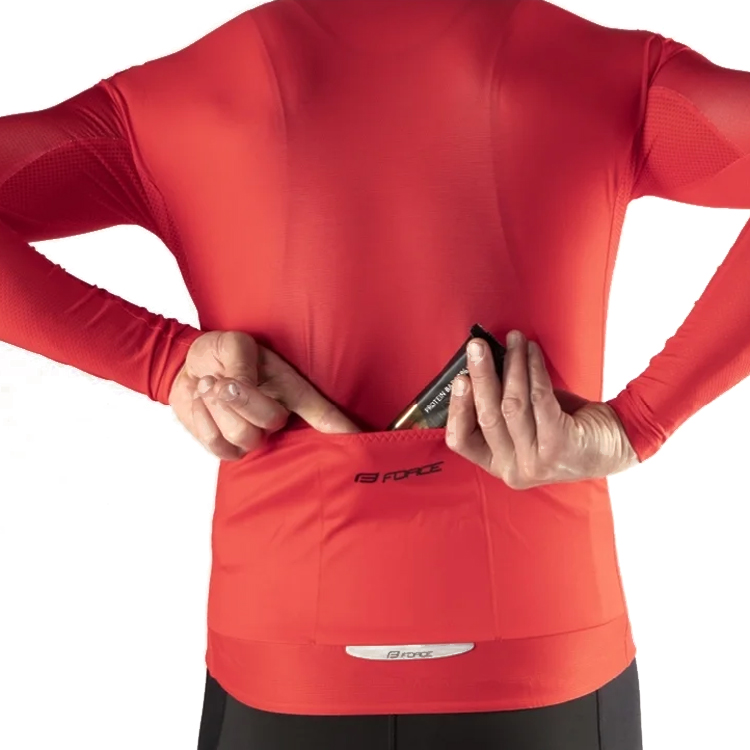 Куртка мужская Force PURE long sleeve M Красный photo 2