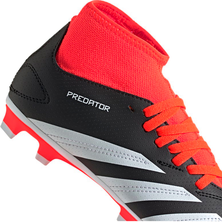 Бутсы Adidas PREDATOR CLUB SOCK FxG J / Мужской / 34 / Черный/Красный photo 4
