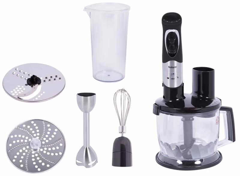 Blender Saturn ST-FP0042, 600 ml, 600 W, 2 trepte viteza, Negru 