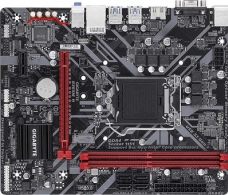 GIGABYTE B365M H, Socket 1151, Intel® B365 (9th/8th Gen CPU), Dual 2xDDR4-2666, CPU Intel graphics, VGA, HDMI, 1xPCIe X16, 4xSATA3, RAID, 1xM.2 slot, 1xPCIe X1, ALC887 HDA, GbE LAN, 6xUSB3.1, mATX thumbnav 1