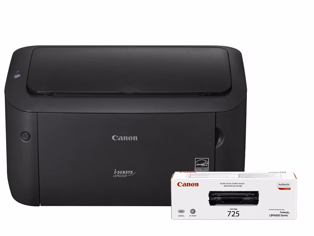 Принтер Монохромный Canon i-Sensys LBP6030 (+1 x CRG725) / A4 / Black 