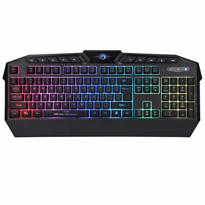 MARVO "K680", Marvo Keyboard K680 Wired Gaming US LED Rainbow 