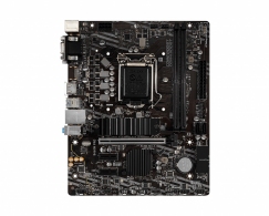 MSI B460M PRO, Socket 1200, Intel® B460 (10th Gen CPU), Dual 2xDDR4-2933, CPU Intel graphics, VGA, DVI, HDMI, 1xPCIe X16, 6xSATA3, RAID, 1xM.2 slot, 2xPCIeX1, ALC892 HDA, 1xGbE LAN, 6xUSB3.2, RGB Led, mATX thumbnav 1