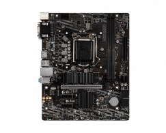 MSI B460M PRO, Socket 1200, Intel® B460 (10th Gen CPU), Dual 2xDDR4-2933, CPU Intel graphics, VGA, DVI, HDMI, 1xPCIe X16, 6xSATA3, RAID, 1xM.2 slot, 2xPCIeX1, ALC892 HDA, 1xGbE LAN, 6xUSB3.2, RGB Led, mATX