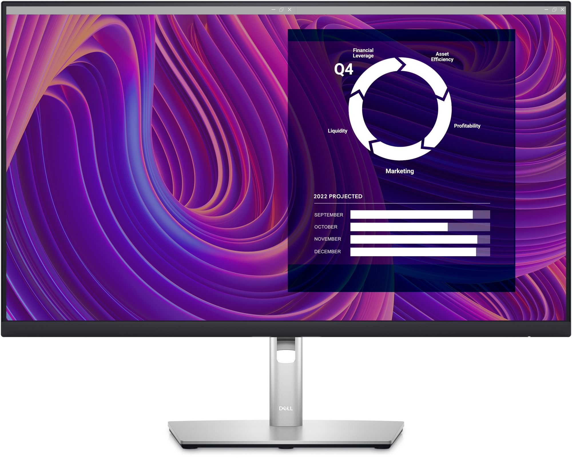 27.0" DELL IPS LED P2723D Ultrathin Bezel Black (5ms, 1000:1, 350cd, 2560x1440, 178°/178°, DisplayPort, HDMI, Pivot, Height-adjustable, USB Hub: 4xUSB3.2, VESA  ) photo 1