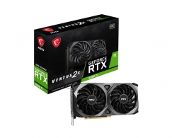 MSI GeForce RTX 3060 Ti VENTUS 2X 8GD6X OC / 8GB GDDR6X 256Bit 1695/19000Mhz, Ampere, PCI-E Gen4, 1xHDMI, 3xDP, Dual Fan Thermal Design - Tailored PCB, TORX Fan3.0/Zero Frozr/Core Pipe/Thermal Padding, Reinforced Backplate, Retail thumbnav 1
