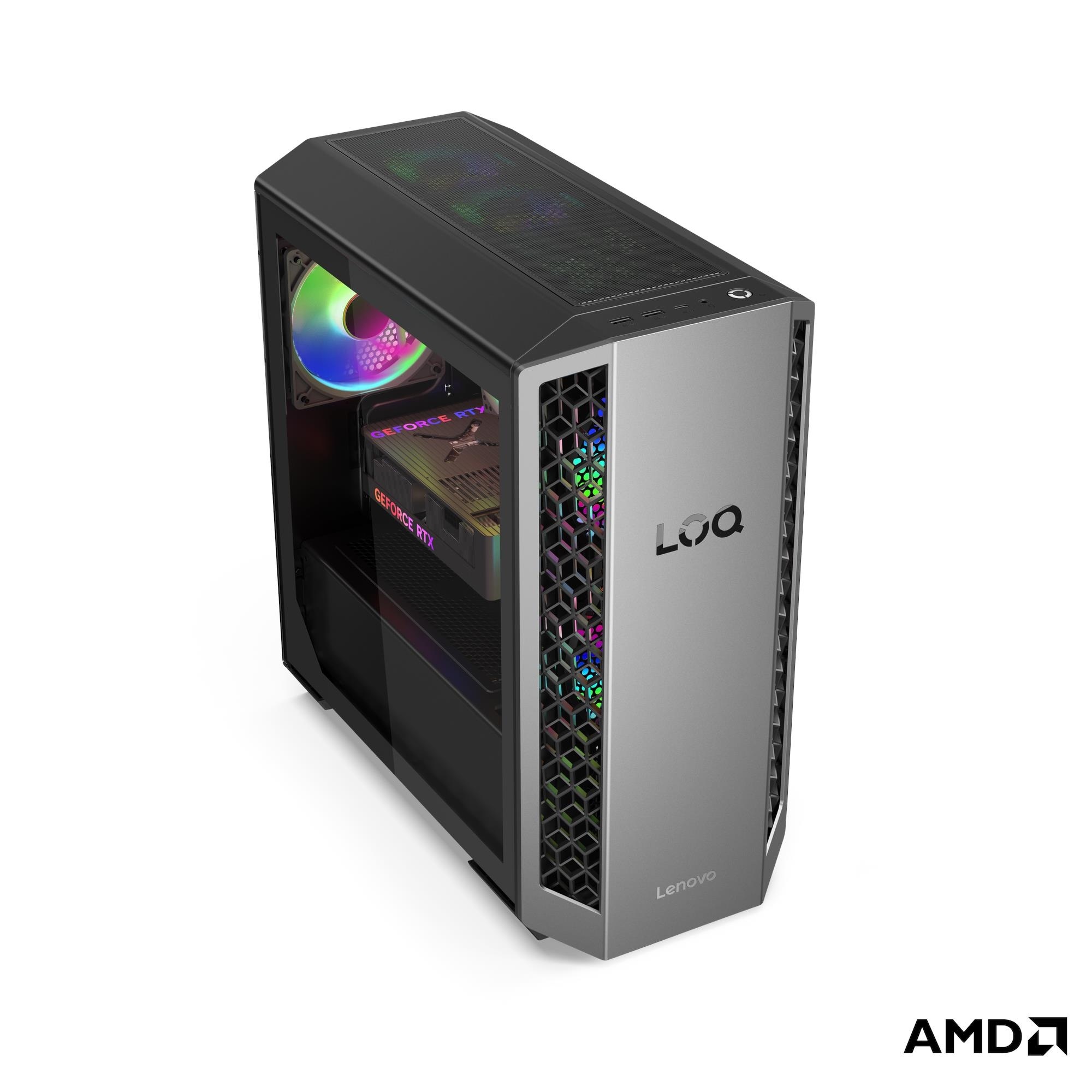 Calculator Lenovo LOQ Tower 26ADR10/ AMD Ryzen 7 8745HX/ 32GB/ 1TB SSD/ RTX 5060Ti photo 4