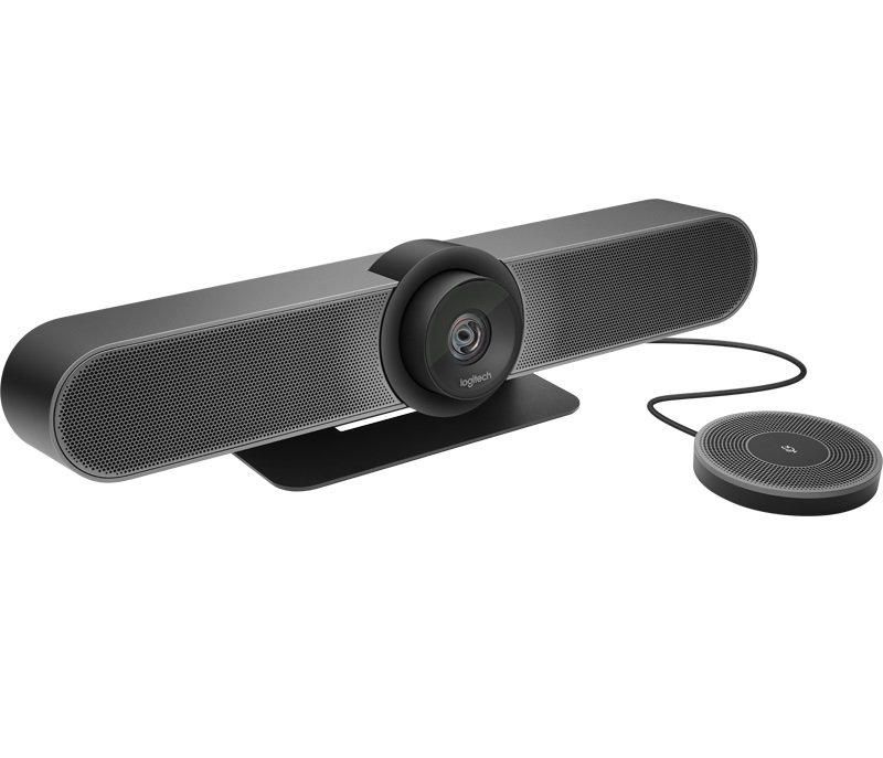 Logitech Expansion Microphone for MEETUP camera, Microphone Type: Mono, wideband, noise canceling; LED indicator confirms video streaming, microphone mute, on-hold, and Bluetooth pairing, etc; Buttons / Switch: Microphone mute; Cable length 6 m photo 2