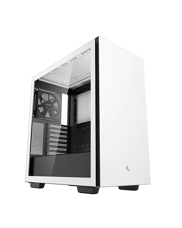 Carcasa DEEPCOOL CH510 WH / w/oPSU / Side-Window / 1x120mm / ATX / White photo 1