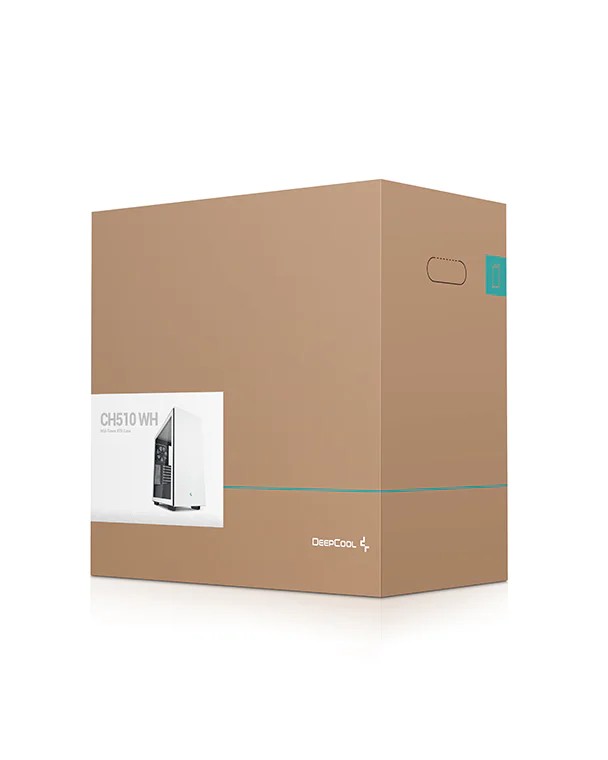 Carcasa DEEPCOOL CH510 WH / w/oPSU / Side-Window / 1x120mm / ATX / White photo 6