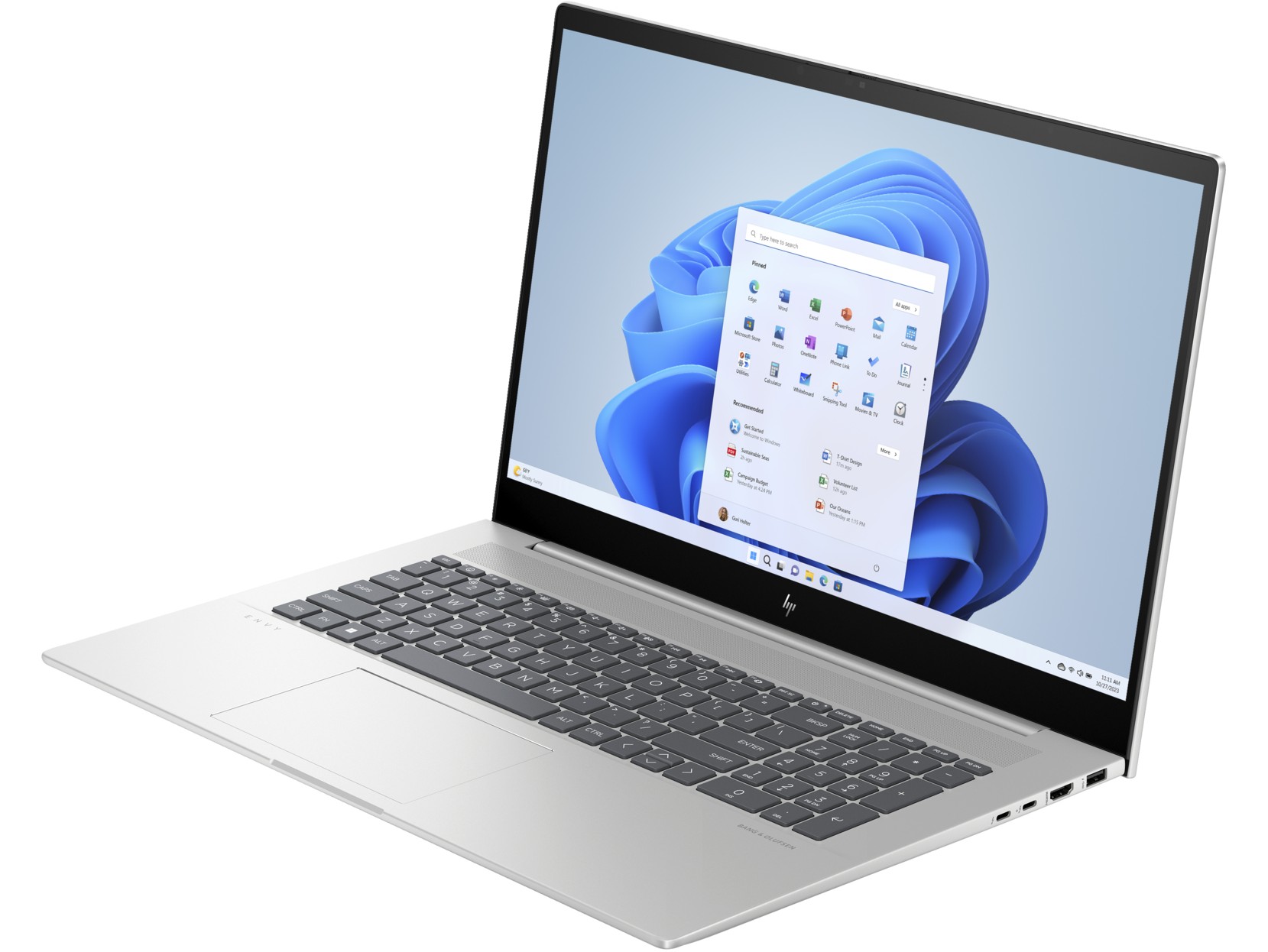 Ноутбук 17.3'' HP Envy (17-cw0002ci) / Touch / Intel Core i7-1355U / 32GB / 1TB SSD / RTX 3050 / Win11H / Natural Silver photo 3
