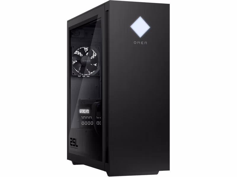 Игровой Компьютер HP Omen 25L (GT15-2001ci)/ Intel Core i7-14700F/ 32GB / 512GB SSD/ RTX4070Ti/ Black 