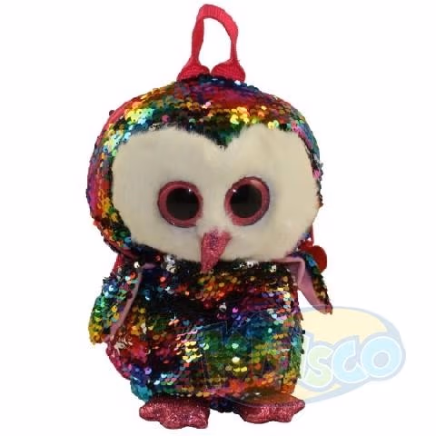 TF Sequins OWEN - owl 25 cm (backpack)