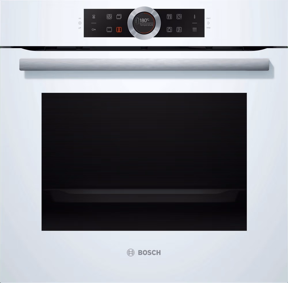 Встраиваемый духовой шкаф Bosch HBG6750W1, 71 л, A+, Белый 