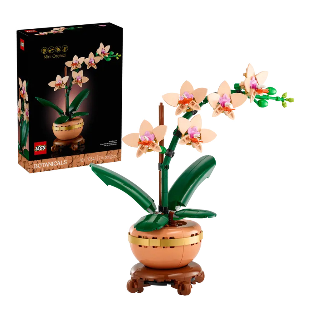 Constructor Lego Botanical Collection Mini Orchid 10343 de la 18+ ani photo 7
