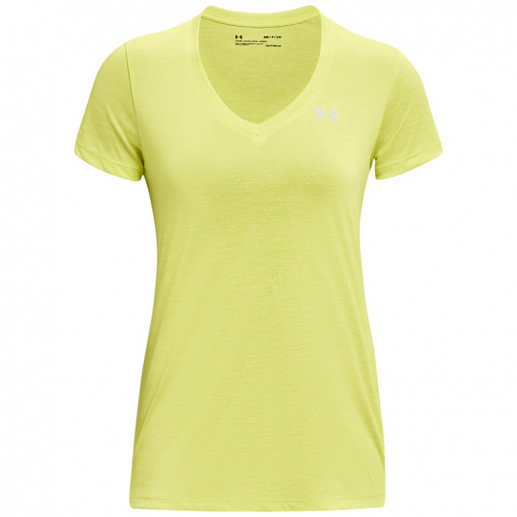 Tricou Under Armour Tech SSV - Twist / Femei / XS / Galben photo 5