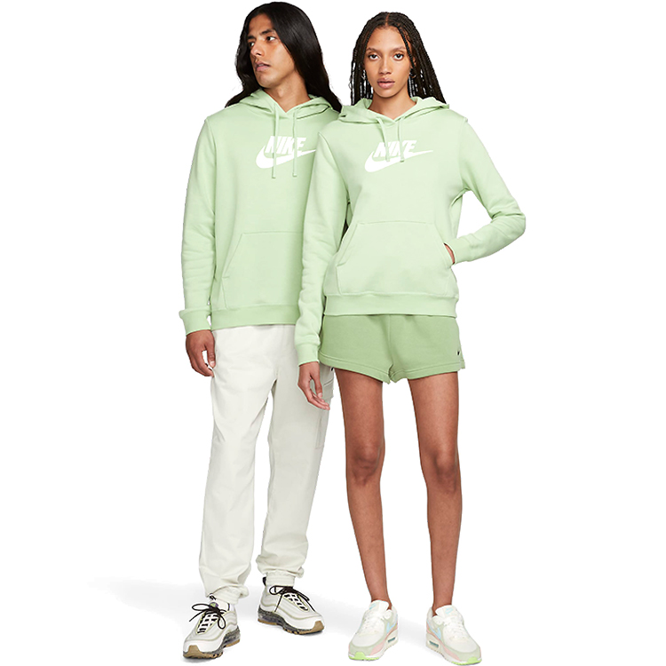 Толстовка Nike W NSW CLUB FLC GX PO HDY STD XL Зеленый Женский photo 4