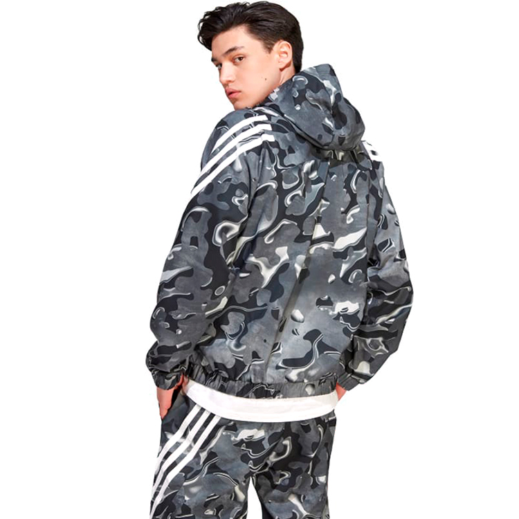 Hanorac pt bărbați Adidas M FI AOP FZ Q3 S Gri photo 3