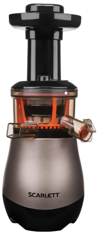 Соковыжималка шнековая Scarlett SC-JE50S43, 1 л, 200 Вт, 1 скоростей, Серебристый photo 1