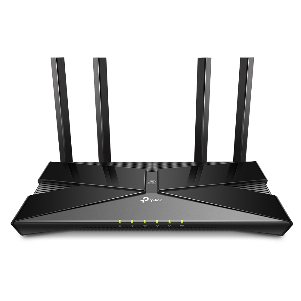 TP-LINK Archer AX50 AX3000 Wi-Fi 6 Wireless Gigabit Router, 2402Mbps at 5Ghz + 574Mbps at 2.4Ghz, 802.11ax/ac/a/b/g/n, 1 Gigabit WAN+4 Gigabit LAN, Ports Aggregation, Beamforming, OFDMA, MU-MIMO, USB3.0, 4 fixed antennas photo 1