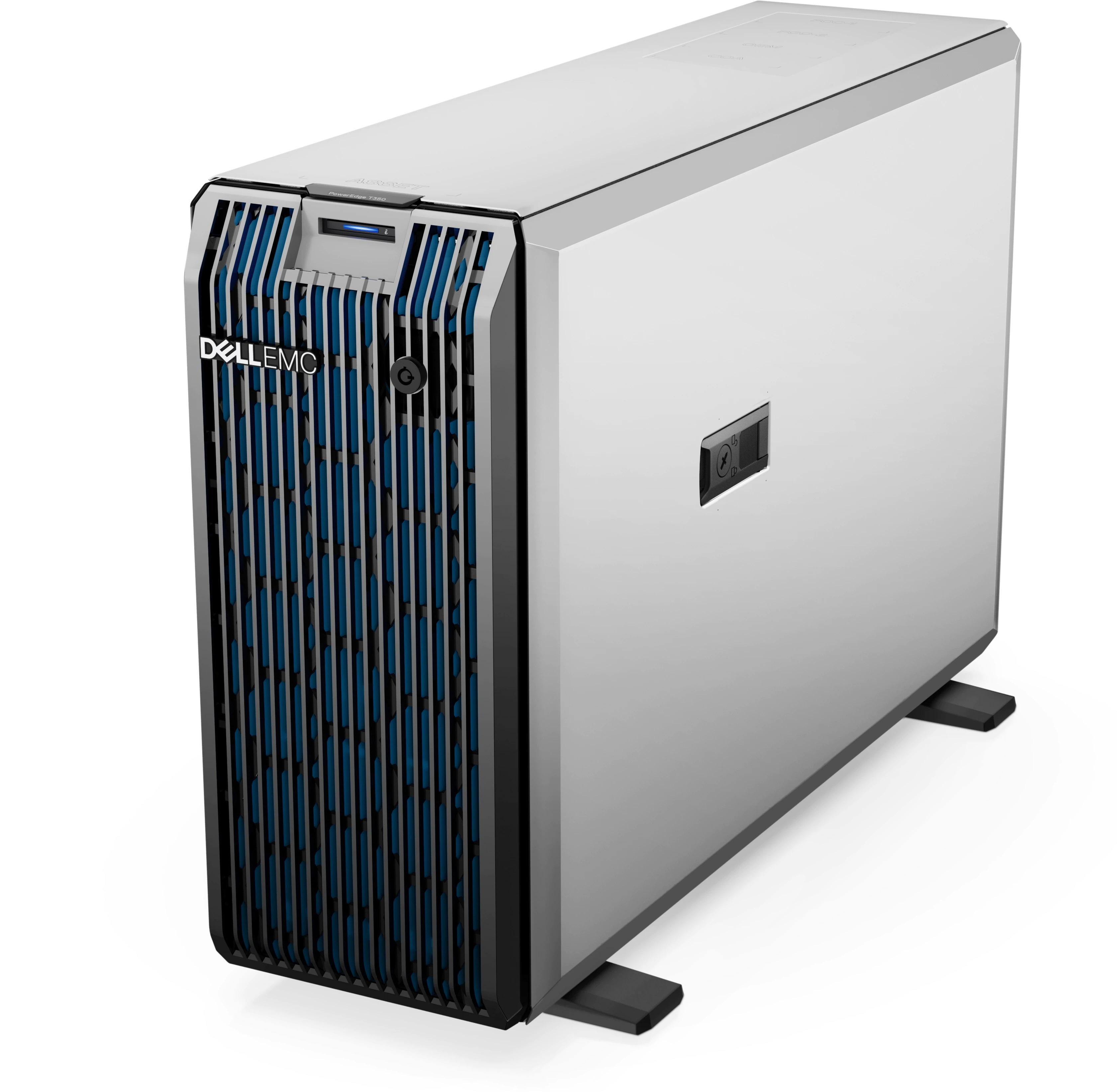 Dell PowerEdge T350 Tower, 1 x Intel Xeon E-2378G (2.6GHz, 16M, 8C/16T, 65W), 2x16GB UDIMM DDR4 RAM, 480GB SATA SSD Read Intensive, 2x2TB HDD SAS ISE 12Gbps 7.2K (Chassis 8x3.5" Hot-Plug HDD), PERC H355, iDRAC9 Basic, On-Board LOM, TPM 2.0 V3, Single Cabl photo 1