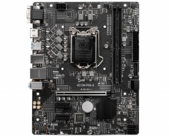 MSI H510M PRO-E, Socket 1200, Intel® H510 (11/10th Gen CPU), Dual 2xDDR4-3200, CPU Intel graphics, VGA, HDMI, 1xPCIe X16 4.0, 4xSATA3, 2xPCIe X1, ALC897 HDA 7.1, GbE LAN, 4xUSB3.2, mATX thumbnav 1
