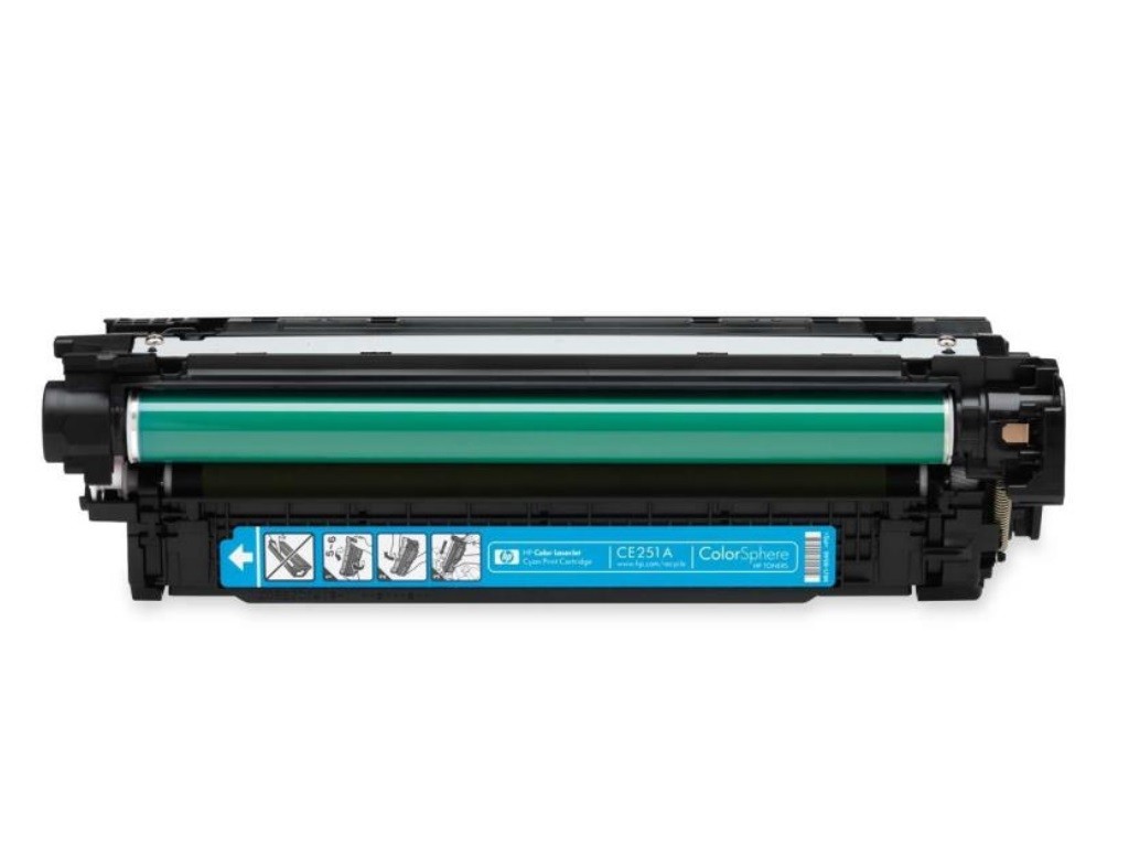 HP 504A (CE251A) Cyan Cartridge for HP LaserJet CP3525, CP3525n, CP3525dn, CP3525x, CM3530, CM3530fs, 7000 p. photo 6