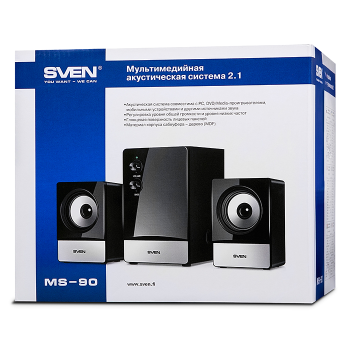 Boxe 2.1 SVEN MS-90 / 10W RMS / Black photo 2