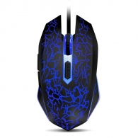 SVEN GX-950 Gaming, Optical Mouse, 600/1000/1400/1600 dpi, 5+1 buttons (scroll wheel),  DPI switching modes, Two navigation buttons (Forward and Back), Adjustable illumination, Soft Touch coating, cable length 1.5 m, USB, Black thumbnav 1