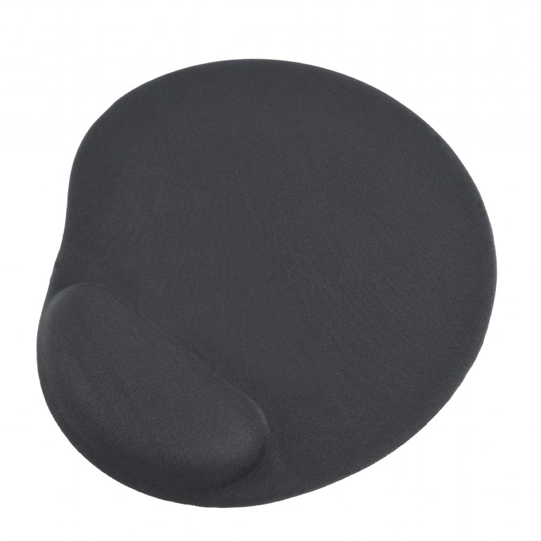 Gembird MP-GEL-BK, Gel mouse pad with wrist support, black photo 2