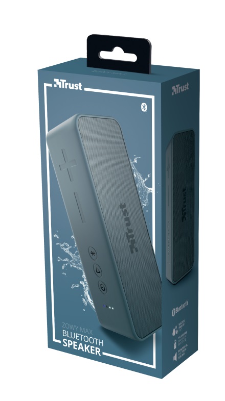 Беспроводная Bluetooth-колонка Trust Zowy Max Stylish Blue / 20W / IPX7 / Up to 14 hours photo 6